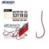 Carlige OWNER Worm 53118 SP-BH Red cu ochet, nr.8, 7 buc/plic