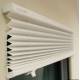 Transperant OCEANAIR Skysol Motion Pleated Blind 550 x 640 mm