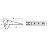 Ghidaj pentru ancora tip Bruce/Trefoilinox AISI316, max. 30kg
