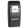 Comutator cu simbol iluminat CARLINGSWITCH Pompa toaleta, tip B