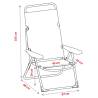 Scaun pliabil plaja ALCO 670ALGF-0030 cu spatar reglabil, structura aluminiu, turcoaz, max. 110kg, 65x80x71cm