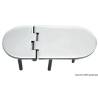Balama cu deschidere la 95%, inox AISI316, 126x40mm