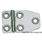 Hinge polished AISI316 73x46 mm