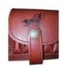Toc port glont din piele TAPEL, 10 posturi, model mistret, maro roscat