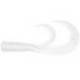 Naluca siliconica BLACKBAY Blacktail Rooster 22cm, 70g, White Pearl