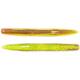 Vierme siliconic LIVETARGET STICK WORM 10.2cm, 10g, Chartreuse/Brown, 8 buc/plic