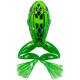 Broasca siliconica LIVETARGETFREESTYLE FROG UNRIGGED 6cm, Green/Yellow, 3 buc/plic