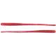Vierme siliconic LIVETARGET FINESSE WORM 14xm, Red/Red, 10 buc/plic