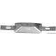 Anod rectangular cu insertie, 127x60x25 mm