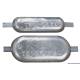 Anod oval cu insertie, fier zincat, 215x90x30 mm