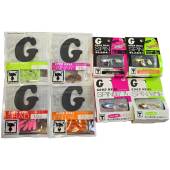 Set naluci JACKALL Good Value 4 x spinnere + 4 x naluci soft Value Meal tip B