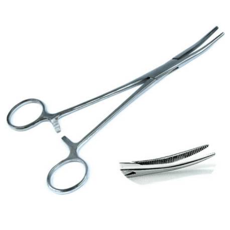 Penseta tip foarfeca curbata JAXON, inox,20cm