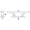 Tachet inox Nordik II 150mm