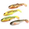 Shad SAVAGE CRAFT CANNIBAL PADDLETAIL 8.5cm, 7g, Dark Water Mix, 4 buc/plic