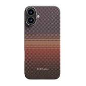Husa PITAKA MagEZ 5, Aramida, pentru iPhone 16, MagSafe, Sunset
