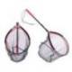 Minciog RTB Full Carbon Landing Net Black and Red 120cm, 50x60cm