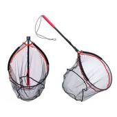 Minciog RTB Full Carbon Landing Net Black and Red 120cm, 50x60cm