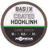 Fir KORDA BASIX COATED HOOKLINK 25lbs, 10m, Camo Green
