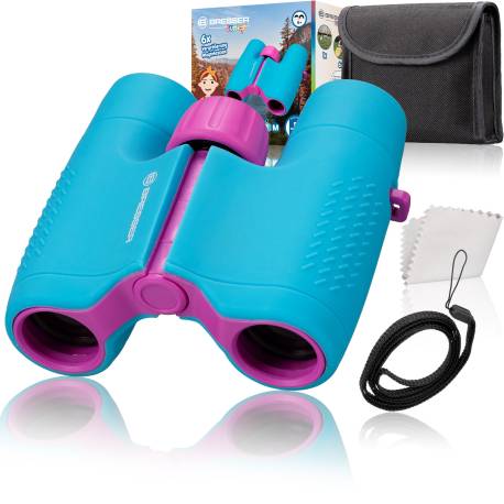 Binoclu BRESSER Junior 6x21, albastru