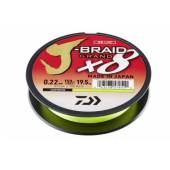 Fir textil DAIWA J-BRAID GRAND X8 Chartreuse, 0.22mm, 19.5kg, 135m