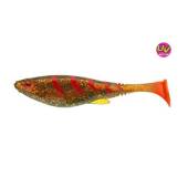 Naluca DAIWA Prorex Belly Shad 11cm, Motor Oil Tiger, 4 buc/plic