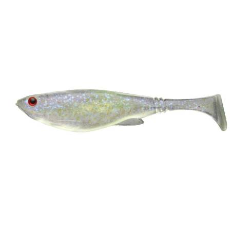 Naluca DAIWA Prorex Belly Shad 11cm, White Ghost, 4 buc/plic