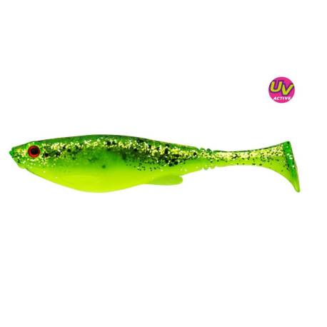Naluca DAIWA Prorex Belly Shad 6cm, Chartreuse Shocker, 4 buc/plic