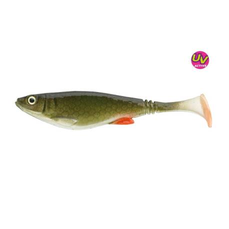 Naluca DAIWA Prorex Belly Shad 8.5cm, Natural Green Roach, 4 buc/plic