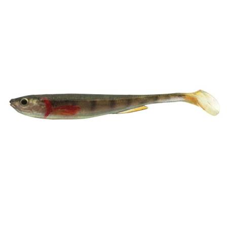 Shad DAIWA Prorex Real Slim Shady Live 10.5cm, Gold Perch, 4 buc/plic