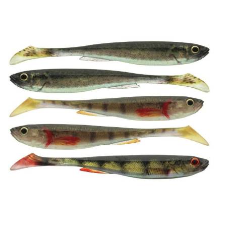 Shad DAIWA Prorex Real Slim Shady Live 7.5Ccm, Color Set, 5 buc/plic