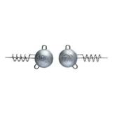 Cap jig DAIWA PROREX ROUND SCREW-IN HEADS LEAD FREE 10g, 3 buc/plic