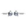 Cap jig DAIWA PROREX ROUND SCREW-IN HEADS LEAD FREE 14g, 2 buc/plic