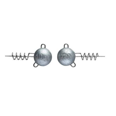 Cap jig DAIWA PROREX ROUND SCREW-IN HEADS LEAD FREE 7g, 3 buc/plic