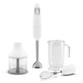 Blender de mana SMEG, 700 W, stilul anilor 50, alb