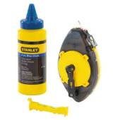 Set pentru trasat STANLEY PowerWinder cu flacon cu praf de creta albastra, blister