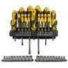 Set de surubelnite STANLEY STHT0-62143, biti si tubulare, tija din otel de inalta calitate, maner moale, include suport, 57