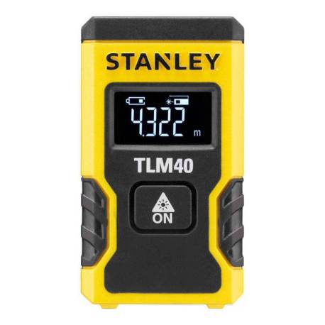 Telemetru laser de buzunar STANLEY STHT77666-0, lungime lucru 12m, incarcare USB