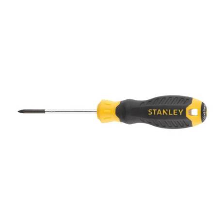 Surubelnita STANLEY STHT16161-0 Cushion Grip cu varf cruce Pozidrive PZ0, tija 60mm, PZ0x60