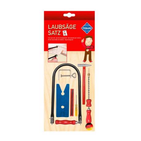 Set traforaj pentru incepatori PEBARO 935, masa de taiat cu locas de fixare + burghiu pentru traforaj + alte accesorii
