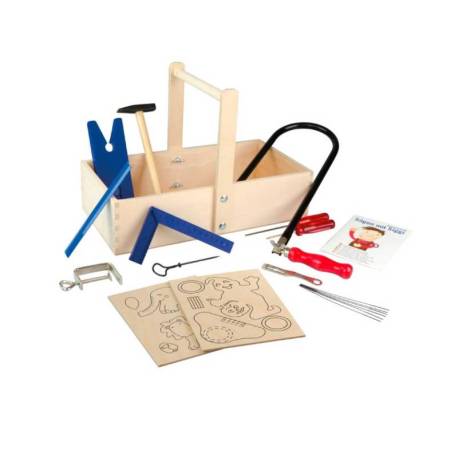 Set traforaj in cutie de dulgher PEBARO 430, 20 de piese