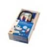 Set traforaj in cutie de dulgher PEBARO 430, 20 de piese