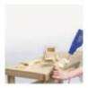 Set traforaj PEBARO 455 in cutie de lemn + masina de gaurit + unelte