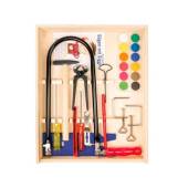 Set traforaj PEBARO 429S, masa de taiat cu locas de fixare, sablon din placaj + alte accesorii
