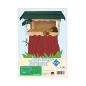 Kit constructie casa pentru pasari PEBARO 399S, contine 4 sabloane din lemn, dimensiunea A4