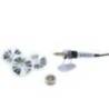 Set complet pentru decorare cu strasuri si nituri PEBARO 0259, include 440 de pietricele decorative + alte accesorii