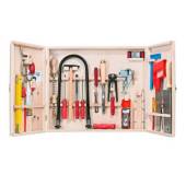 Trusa expert PEBARO 419 in cutie de lemn + set extins de unelte
