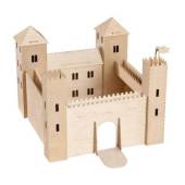 Kit constructie castel de lemn PEBARO 887, 61 piese