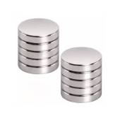 Set 10 magneti neodim disc PEBARO 20927, N48, dimensiuni 6x2mm