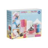 Set complet pentru decorarea lumanarilor PEBARO 0277, include lumanari, servetele decorative + alte accesorii