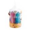 Set complet pentru decorarea lumanarilor PEBARO 0277, include lumanari, servetele decorative + alte accesorii